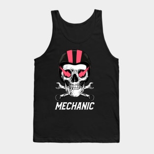 Skull Mechanic Tank Top